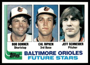 Cal Ripken Jr. RC 1982 Topps Baltimore Orioles Future Stars #21 Vintage Rookie Baseball Card
