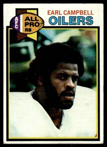 Earl Campbell RC 1979 Topps #390 Vintage Rookie Football Card