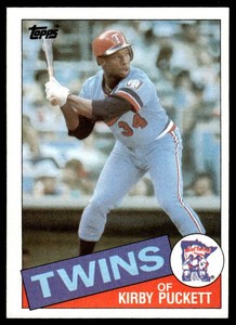 Kirby Puckett RC 1985 Topps #536 Vintage Rookie Minnesota Twins Baseball Card