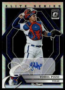 Yohel Pozo Auto 2022 Donruss Optic Elite Series Prizm #ESS-YP Baseball Card