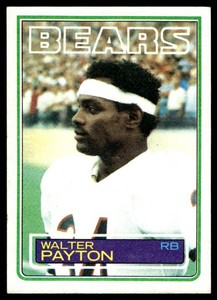 Walter Payton 1983 Topps #36  Vintage Chicago Bears Football Card