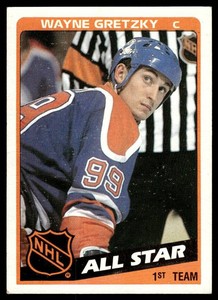 Wayne Gretzky 1984 Topps #154 Vintage Hockey Card