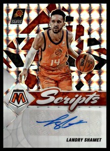 Landry Shamet Auto 2021-22 Mosaic Scripts Prizm #SC-LSM Basketball Card