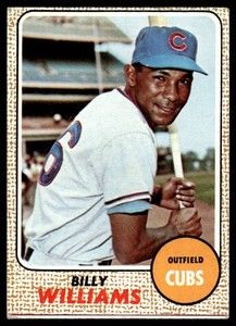 Billy Williams 1968 Topps #37 Vintage Chicago Cubs Baseball Card