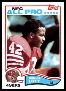 Ronnie Lott RC 1982 Topps #486 Vintage Rookie Football Card