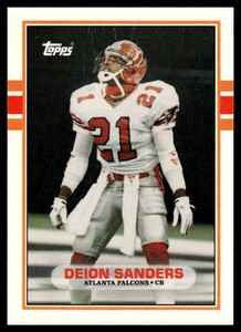 Deion Sanders RC 1989 Topps Traded #30T Rookie Football Card