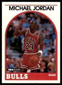 Michael Jordan 1989 NBA Hoops #200 Basketball Card