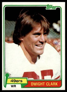 Dwight Clark RC 1981 Topps #422 Vintage Rookie Football Card