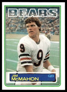 Jim McMahon RC 1983 Topps #33 Vintage Rookie Chicago Bears Football Card