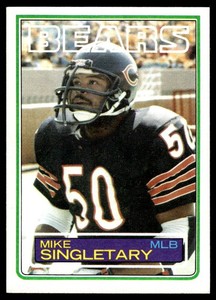 Mike Singletary RC 1983 Topps #38 Vintage Rookie Chicago Bears Football Card