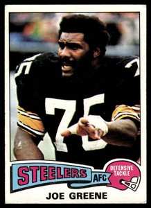 Joe Greene 1975 Topps #425 Vintage Football Card Pittsburgh Steelers
