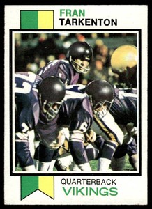 Fran Tarkenton 1973 Topps #60 Vintage Minnesota Vikings Football Card
