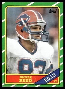 Andre Reed RC 1986 Topps #388 Vintage Rookie Football Card
