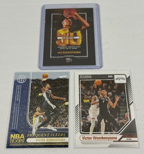 Victor Wembanyama 3 Card Basketball Lot