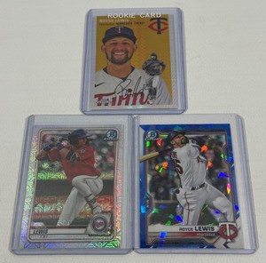 Royce Lewis 3 Card Minnesota Twins Baseball Lot