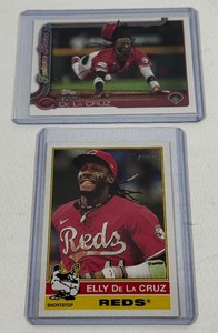 Elly De La Cruz 2 RC Baseball Card Lot