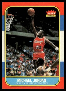 REPRINT Michael Jordan RC 1986 Fleer #57 Basketball Card - NOVELTY - #3