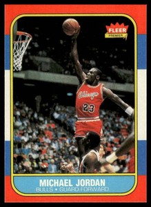 REPRINT Michael Jordan RC 1986 Fleer #57 Basketball Card - NOVELTY - #4