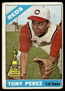 Tony Perez Rookie Cup 1966 Topps #72 Vintage Baseball Card