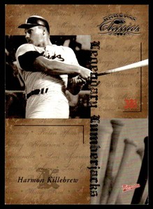 Harmon Killebrew 1000 2004 Donruss Clssics Legendary Lumberjacks #LB-24 Numbered 01091000 Minnesota Twins Baseball Card