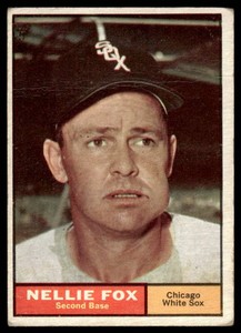 Nellie Fox 1961 Topps #20 Vintage Baseball Card