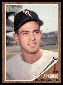 Luis Aparicio 1962 Topps #325 Vintage baseball Card