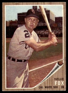 Nellie Fox 1962 Topps #73 Vintage Baseball Card