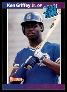 Ken Griffey Jr. RC 1989 Donruss Rated Rookie #33 Baseball Card