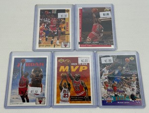Michael Jordan 5 Card Basketball Lot #2