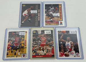 Michael Jordan 5 Card Basketball Lot #3