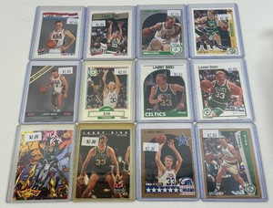 Larry Bird 12 Card Basketball Lot