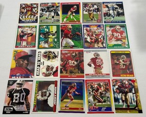 Jerry Rice 20 Card Football Lot