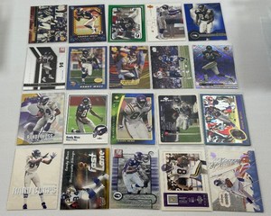 Randy Moss 20 Card Football Lot w Chrome, Inserts, and More