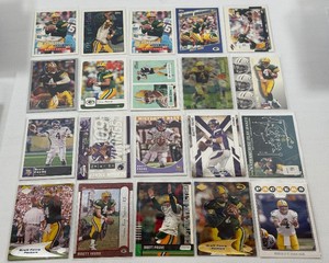Bretty Favre 20 Card Green Bay Packers Football Lot