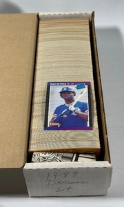 1989 Donruss Baseball Complete Set - Minty Ken Griffey Jr. RC