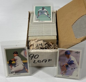1990 Leaf Baseball Card Box (Nolan Ryan and More, cards are in order, maybe a full set)