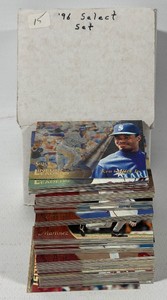1996 Select Baseball Cards (Box Notes Complete Set, Unverified)