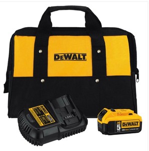 NEW  DEWALT 20V STARTER KIT ( 5ah battery, charger & bag) DCB205CK