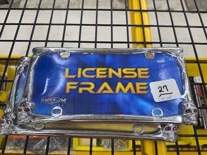 Skull & Bones LICENSE PLATE FRAME SET