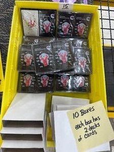 Retail lot of RARE PLAYING CARDS - Cummins logo, engine & equip graphics  10 Boxes - each