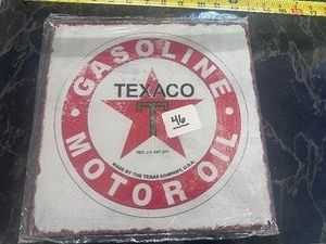 NEW  Vintage-look Tin TEXACO SIGN