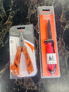 NEW  Red Bone BAIT KNIFE & South Bend MULTI TOOL PLIER