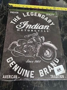 NEW  INDIAN MOTORCYCLE - Decorative Tin Sign