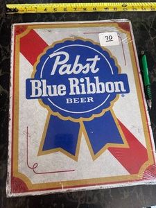 NEW  Decorative Aluminum  Sign - PABST BLUE RIBBON