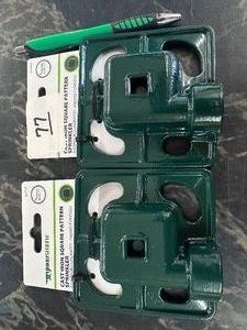 Lot of 2 - Yardsmith Cast Iron SQUARE PATTERN SPRINKLERS - 622542 (NEW)