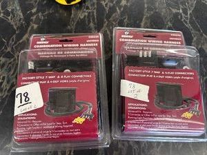Lot of 2 - Husky COMBINATION WIRING HARNESS - Universal - 7-way & 4-flat