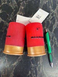 Lot of 2 - Shotgun Shell HITCH BALL COVERS - Cute and super-pliable