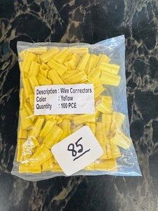 100 ct YELLOW WIRE NUTS