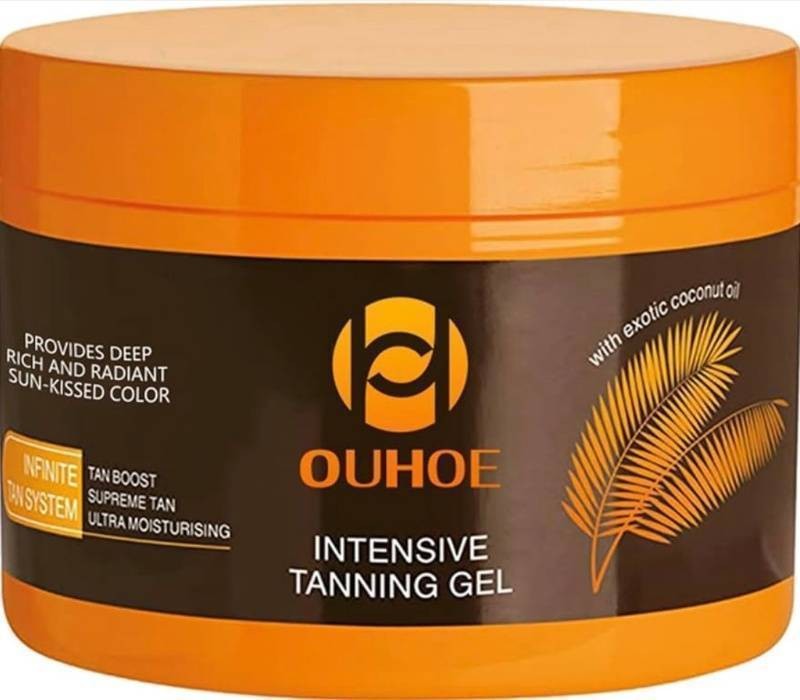 2 OUHOE Intensive Tanning Gel Jars - Brand New