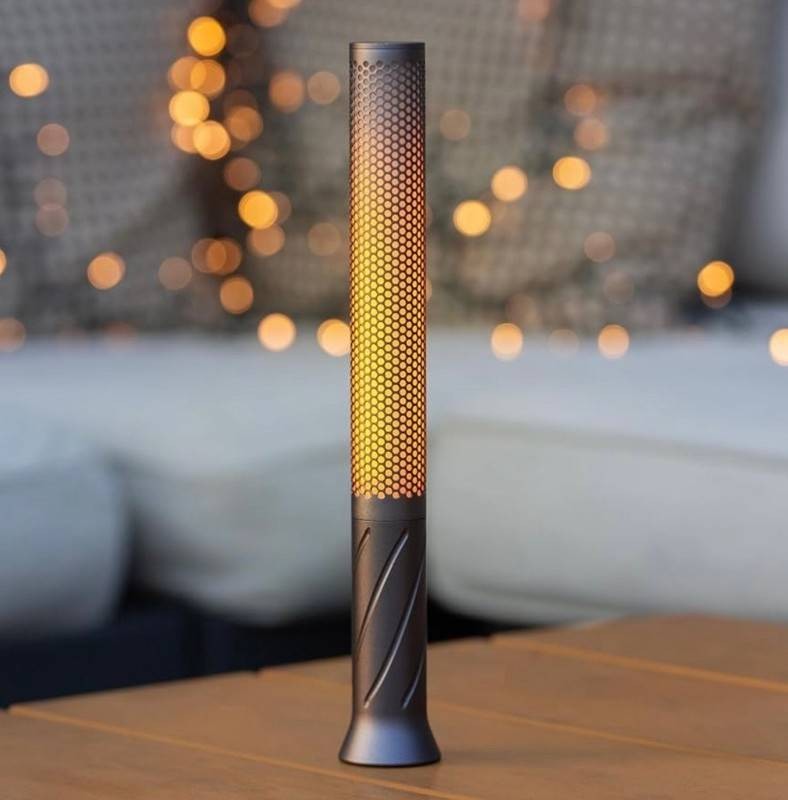 Cordless Rechargeable 9 Table Lamp Warm Amber LED USB-C - Brand New